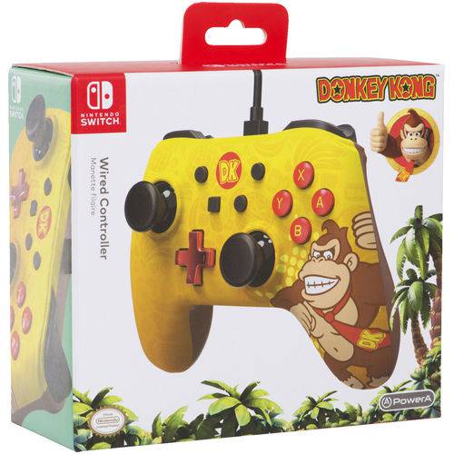 Controle com Fio para Nintendo Switch Edição Especial Donkey Kong - Power a