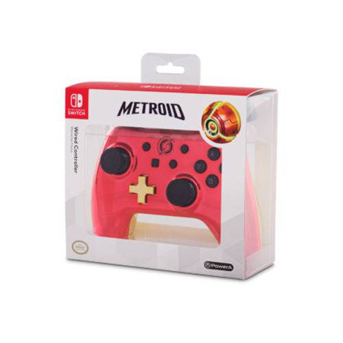 Controle com Fio para Nintendo Switch Edição Especial Samus Aran Metroid - Power a