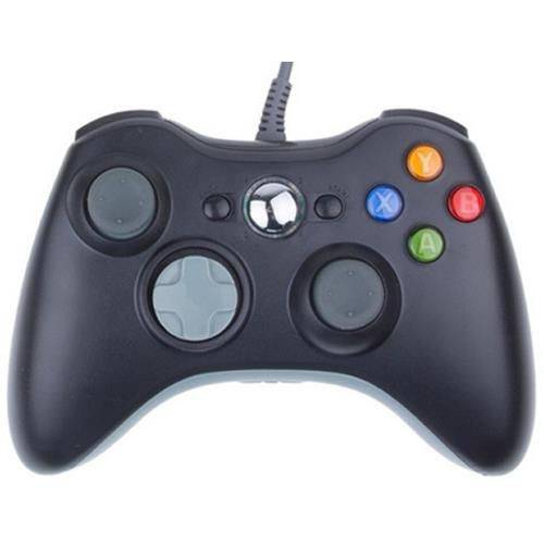 Controle com Fio para Xbox 360 Slim Fat e Pc Joystick - Feir
