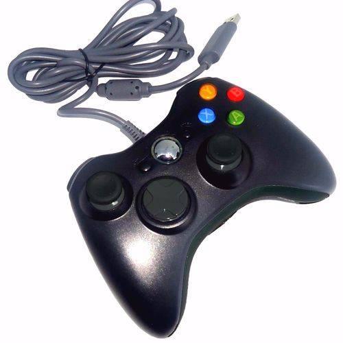 Controle com Fio para Xbox 360 Slim Fat 2,2m - Feir