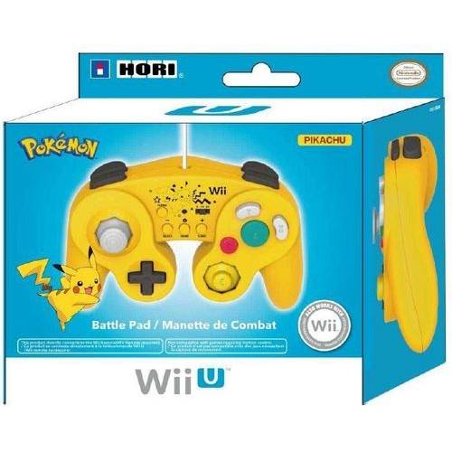 Controle Hori Battle Pad (Edição Pikachu) - Wii U / Wii