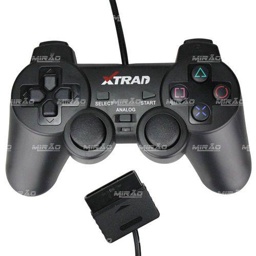 Controle Joystick Playstation 2 Analógico Dualshock - Xd-020