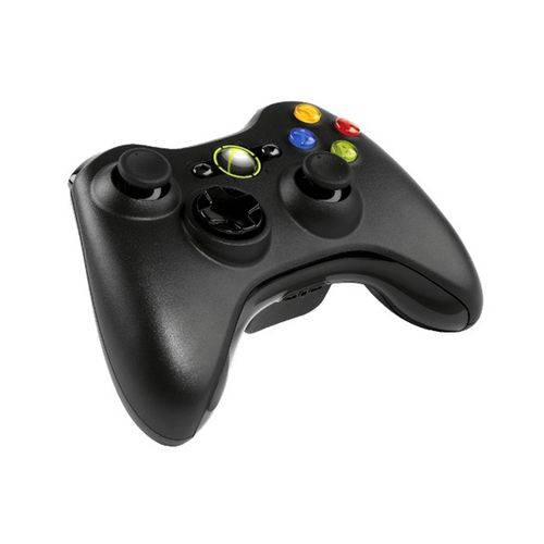 Controle Microsoft Xbox 360 Original Sem Fio, Preto
