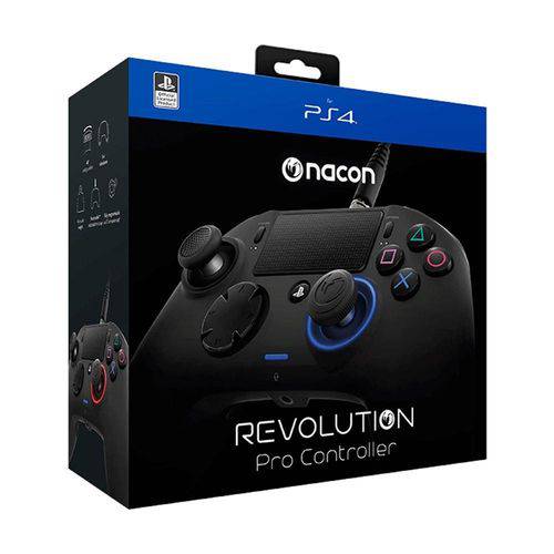 Controle NACON Revolution PRO para Playstation 4 (PS4) e PC Preto