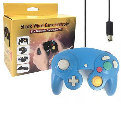 Controle Nintendo Game Cube Azul