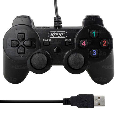 Controle para Playstation 3 e Pc com Fio Usb - Kp-4123