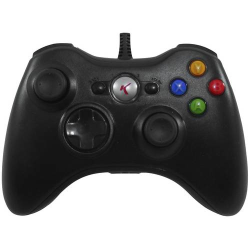 Controle para Xbox 360 com Fio - Função Vibração e Analógico - K