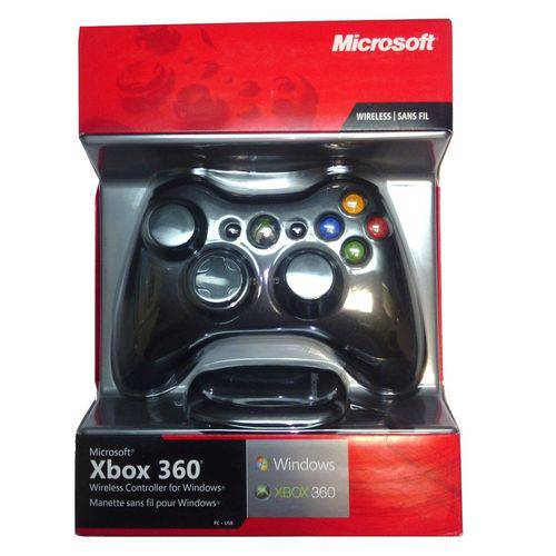 Controle para Xbox 360 Wireless com Adaptador para Pc