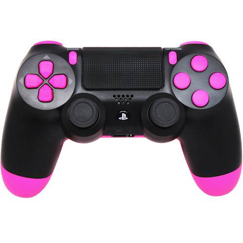 Controle PlayStation 4 Original Customizado Modelo Luminous Pink