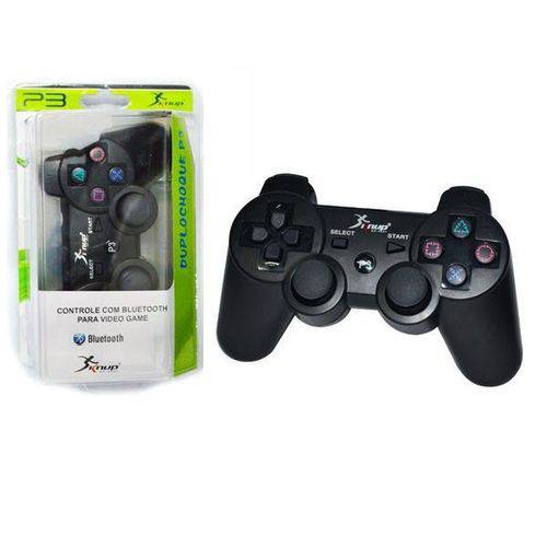 Controle Playstation 3 Sem Fio Dualshock Joystick Manete Ps3