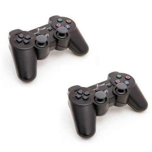 Controle Playstation 3 Sem Fio Dualshock Joystick Ps3 - 2un