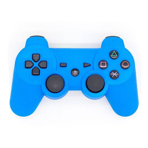 Controle PS3 Sem Fio Wireless (Personalizado Azul)