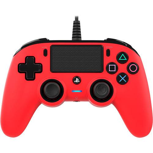 Controle Ps4 Wired Nacon Red