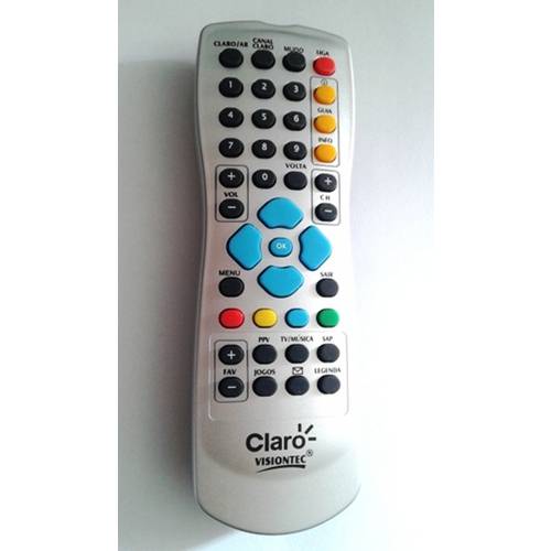 Controle Remoto Claro Tv Visiontec Original Único