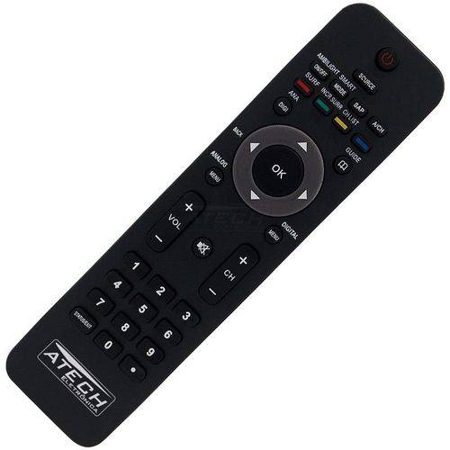 Controle Remoto Compatível TV LCD / LED Philips 42PFL7803D