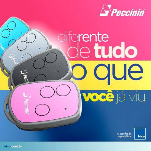 Controle Remoto Digital New Evo Peccinin - Portão e Alarme