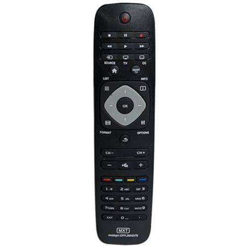 Controle Remoto para Tv Philips Led Smart Ambilight 32pfl5604-78 42pfl7404d-78