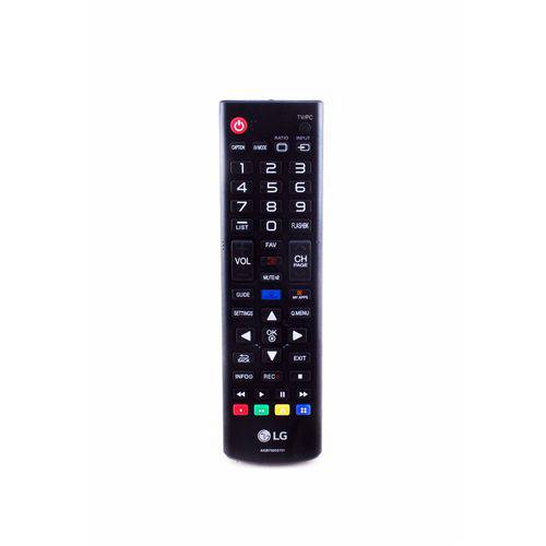 Controle Remoto para TVs LG LCD LED Plasma Smart TV e TV 3D - AKB75055701