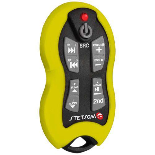 Controle Remoto Stetsom Sx2 16 Funções com Receptor - Amarelo