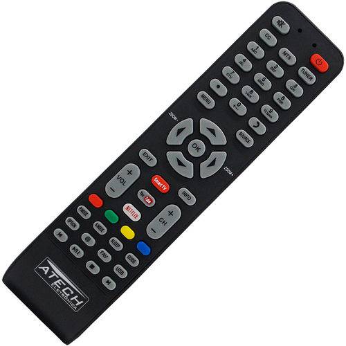Controle Remoto TV LED Semp TCL RC199E / L32S4700S / L40S4700FS / L48S4700FS / L55S4700FS com Netflix e Youtube
