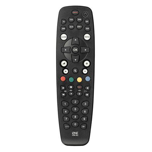Controle Remoto Universal One For All Urc2781, 8 Dispositivos, Tv, DVD, Vcr, Sat, Amplifier, Audio, Amp e Aux