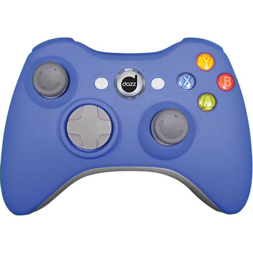 Controle Rubber Pad XBOX360 - Azul