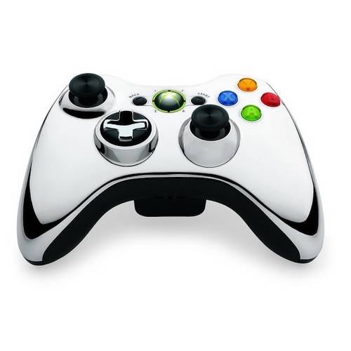 Controle Sem Fio (Prata Cromado - Edição Especial) - Xbox 360