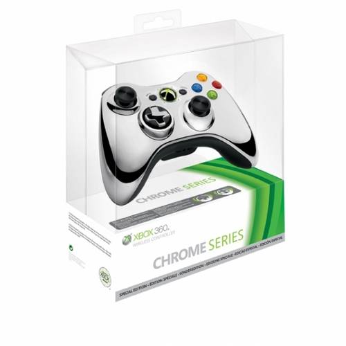 Controle Sem Fio (Prata Cromado - Edição Especial) - Xbox 360