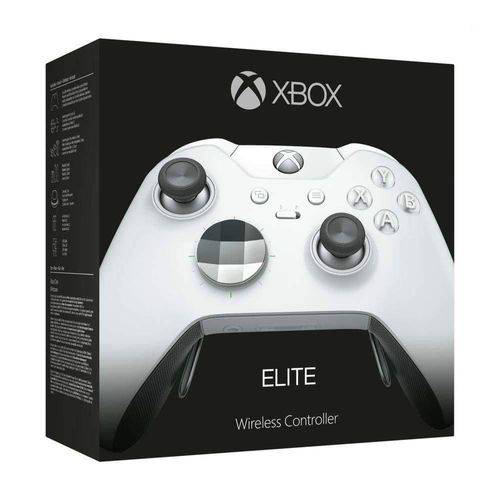 Controle Sem Fio Xbox One - Elite Branco Edição Especial