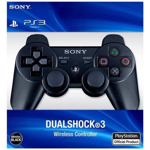 Controle Sony Dual Shock 3 Ps3 Wireless Usb Dualshock 3 Playstation 3 - Preto