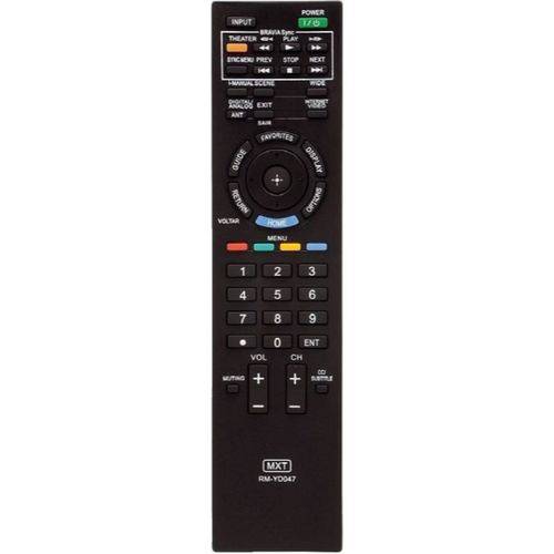 Controle Tv Sony Rm-Yd047 Kdl-32Bx305 Kdl-32Ex305 Kdl-32Ex306,Kdl-32Ex405,Kdl-32Ex605,Kdl- C01201