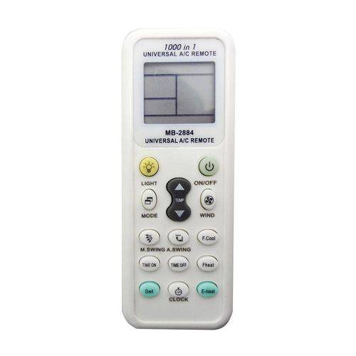 Controle Universal Ar Condicionado Backlight Várias Funções Acessório - Mix8 906553