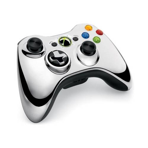Controle Xbox 360 Chrome Prata