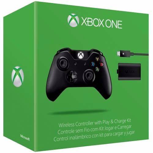 Controle Xbox Charge Kit Preto