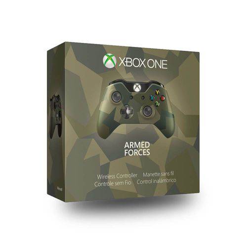 Controle Xbox One - Camuflado - Armed Forces - Microsoft