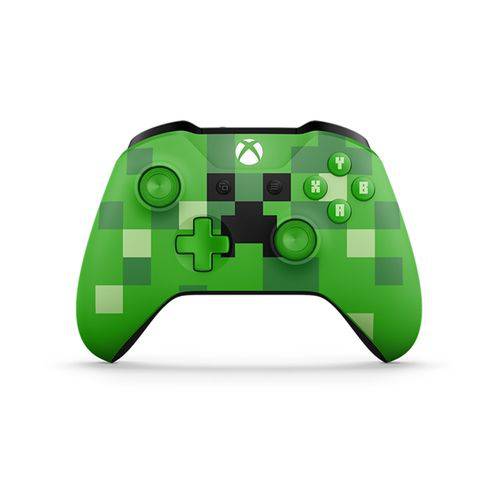 Controle Xbox One S Minecraft Creeper