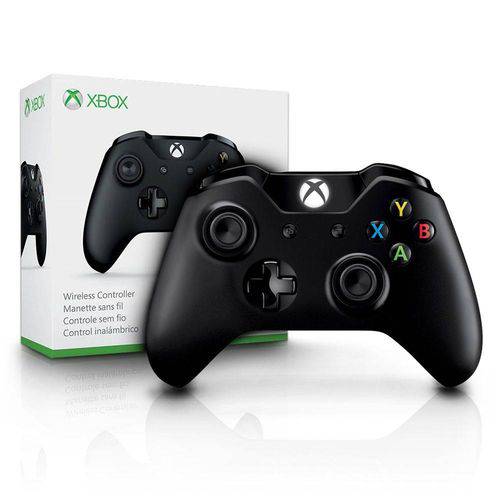 Controle Xbox One Sem Fio Preto Wireless Original Microsoft