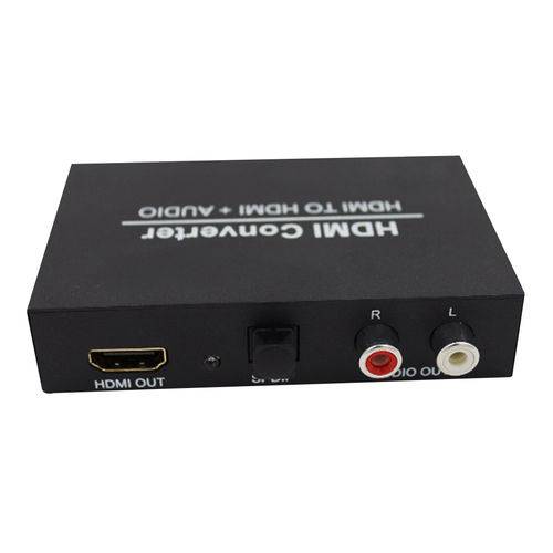 Conversor Adaptador HDMI para HDMI para Áudio