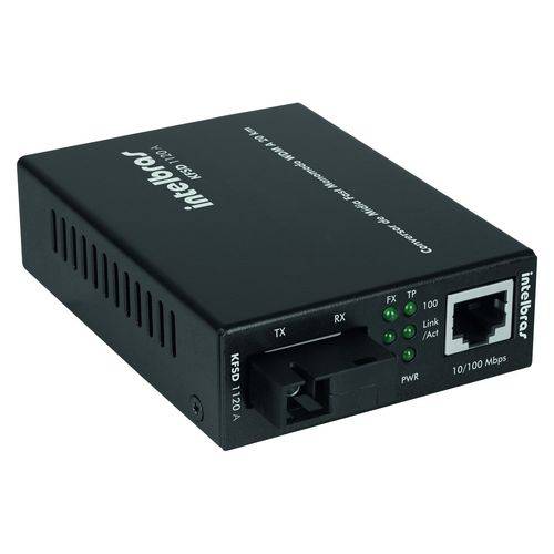 Conversor de Mídia - KFSD 1120 a - Fast Ethernet Monomodo 20 Km WDM