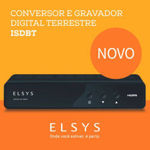 Conversor e Gravador Digital Hd Isdbt - Elsys