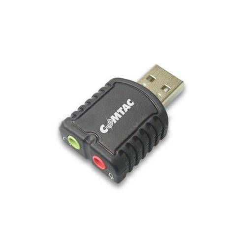 Conversor USB 2.0 Som Estéreo - Comtac - 9189