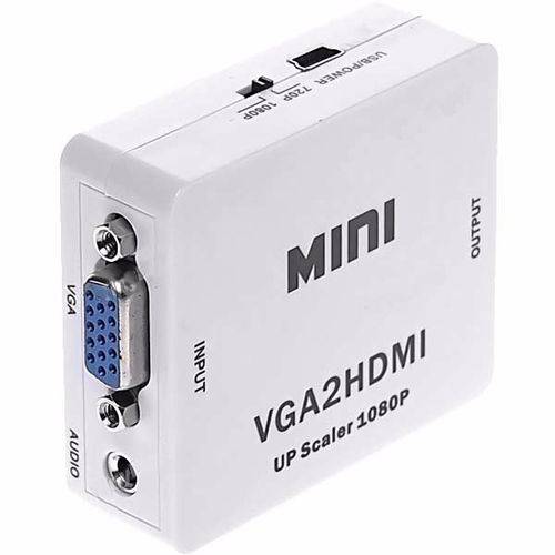 Conversor Vga para Hdmi com Áudio 1080p
