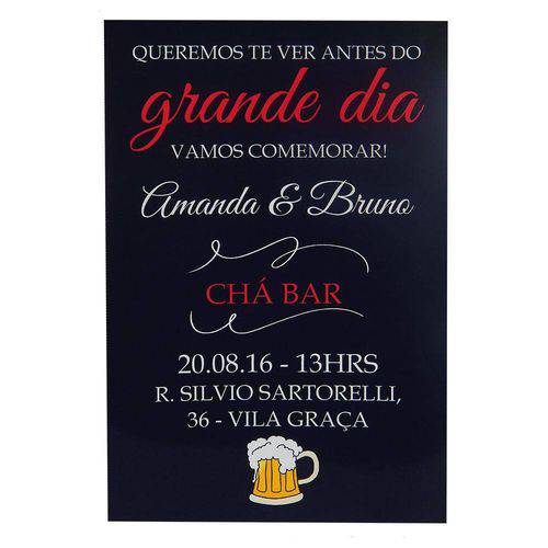 Convite Chá Bar G022