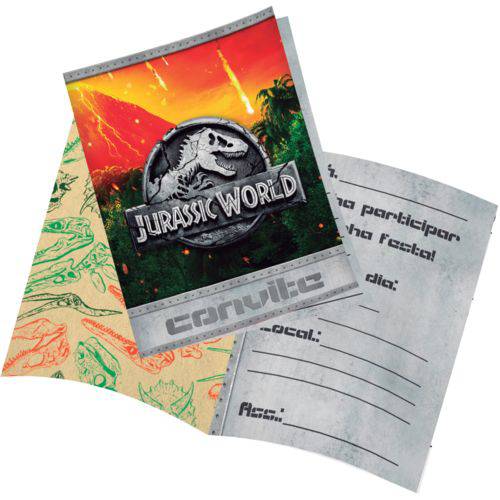Convite Jurassic World 2 | C/8