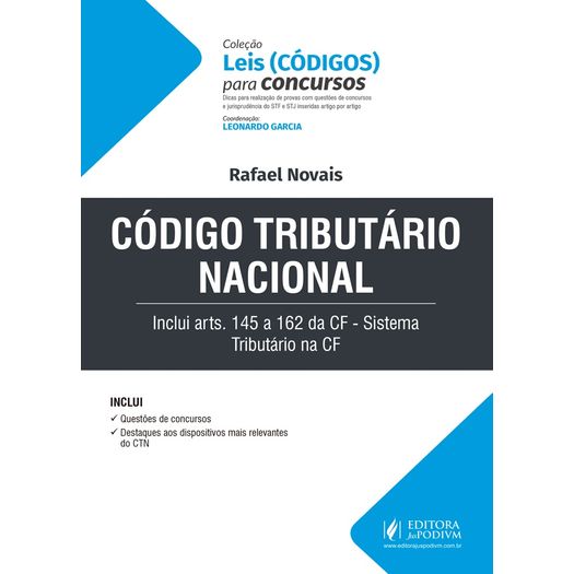 Coodigo Tributario Nacional - Juspodivm