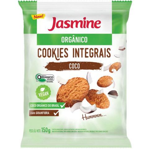 Cookie Coco Orgânico 150g - Jasmine