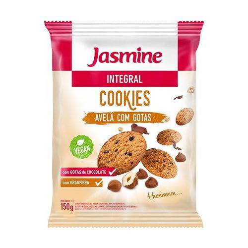 Cookie Integral Avelã com Gotas de Chocolate 150g - Jasmine