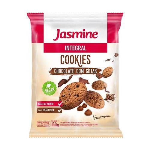 Cookie Integral Chocolate com Gotas 150g - Jasmine