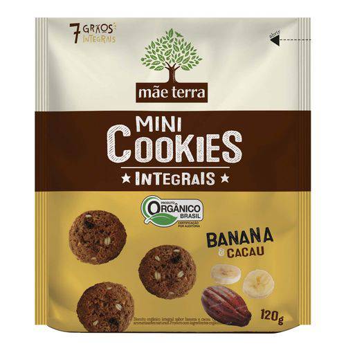 Cookie Mãe Terra Orgânico de Banana 120g