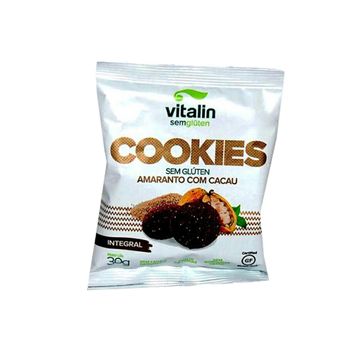 Cookie Vitalin Integral Sem Glúten Amaranto com Cacau 30g